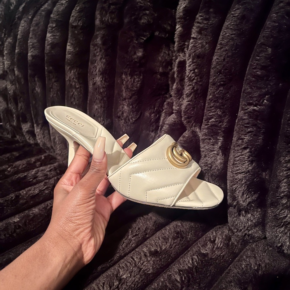 Gucci Leather Mules